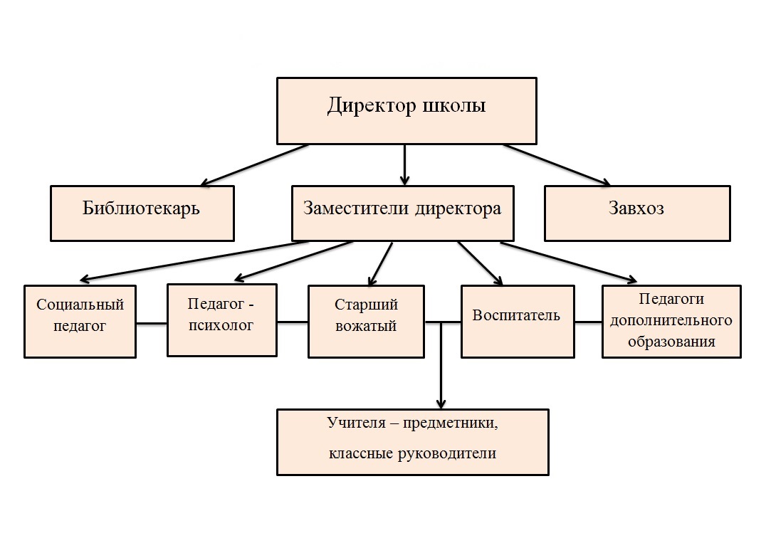 Схема управления школой